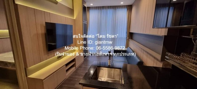 ให้เช่าคอนโด เดอะ ไลน์ อโศก-รัชดา (The LINE Asoke-Ratchada) MRT พระรามเก้า ชั้น 12 35 ตร.ม. 1 น 1 น้ำ ราคา 27,500 บาท/เด