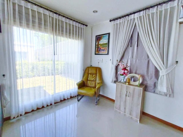 บ้านใหม่ตกแต่งครบ บ้านเดี่ยว 2 ชั้น 54 ตร.วา.รร.อัสสัมชัญระยอง 5.9 กม. พร้อมเฟอร์ เครื่องใช้ไฟฟ้า วิวสวนหย่อม วิวทะเล