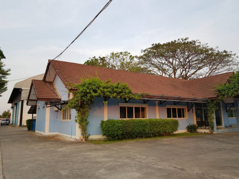 ที่ดิน 8 ไร่ พร้อมโรงงาน โกดัง และบ้านพัก บางบัวทอง นนทบุรี ใกล้รถไฟฟ้าสีม่วง คลองบางไผ่