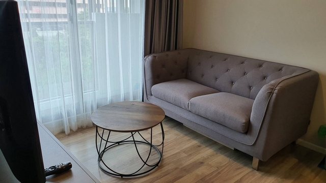 Condo for rent Ease 2 Rama 2. ชั้น 3 พื้นที่ใช้สอย 27 ตร.ม. พร้อมเฟอร์นิเจอร์ครบชุด เครื่องซักผ้าครบ.