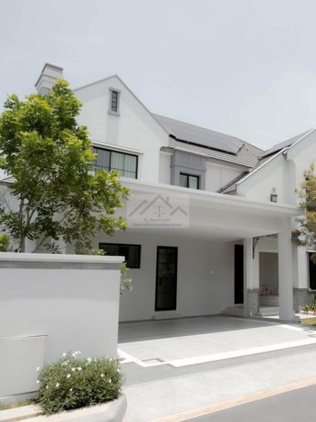 ขายบ้านเดี่ยว 2 ชั้น 107 ตรว. แปลมุมมีความเป็นส่วนตัว โครงการนันทวัน พระราม 9 – กรุงเทพกรีฑาตัดใหม่ ตกแต่งสไตล์ฝรั่งเศส