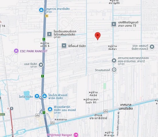 ให้เช่าโกดัง 700 ตรม. รังสิต คลอง 2 ซอยบงกช 42 ใกล้ฟิวเจอร์พาร์ค รังสิต