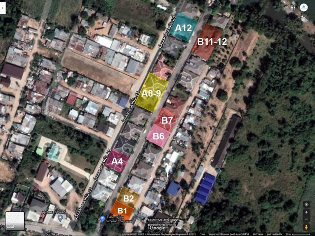 บ้าน ม.ยูโรเปี้ยนไทยเฮ้าส์ พัทยา พื้นที่เท่ากับ 15 Square Wah 1 Ngan 0 RAI 3 นอน 8600000 THAI BAHT ใกล้ ห่างทางหลวงหมายเ