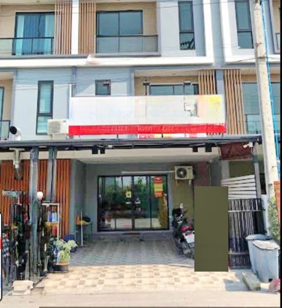 บางนา กม.5 MRT ศรีลาซาล ศรีแบริ่ง ให้เช่าอาคารพาณิชย์ 3ชั้น 20 ตร.วา. 5แอร์ 240 ตร.ม. .3 นอน 4 น้ำ ทำบริษัท รพ.ศิครินทร์