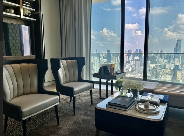 ขายคอนโด 3 ห้องนอน The ResidencesMandarin Oriental Bangkok ชั้น 40 พื้นที่ 223 ตร.ม. คอนโดหรูริมแม่น้ำเจ้าพระยา