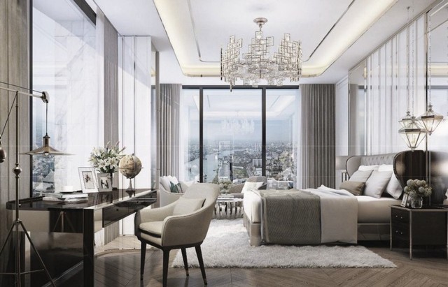 ขายคอนโด เพนท์เฮาส์ 6 ห้องนอน Canapaya Residences พระราม 3 พื้นที่ 999 ตรม. วิวแม่น้ำเจ้าพระยา