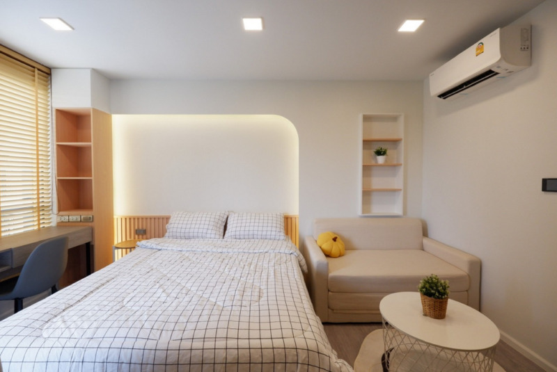 Condo Kave Ava ตรงข้ามมหาลัยธรรมศาสตร์ 22.5 ตารางเมตร สตูดิโอ ชั้น5 ตกแต่งครบ