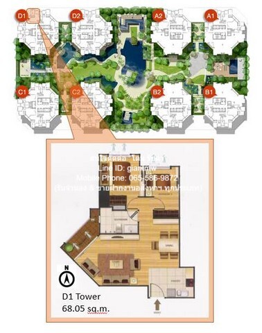 Condo เบ็ล อเวนิว รัชดา – พระราม 9 Belle Avenue Ratchada – Rama 9 2 ห้องนอน 1 Bathroom 40000 BAHT ใกล้ MRT พระรามเก้า 2