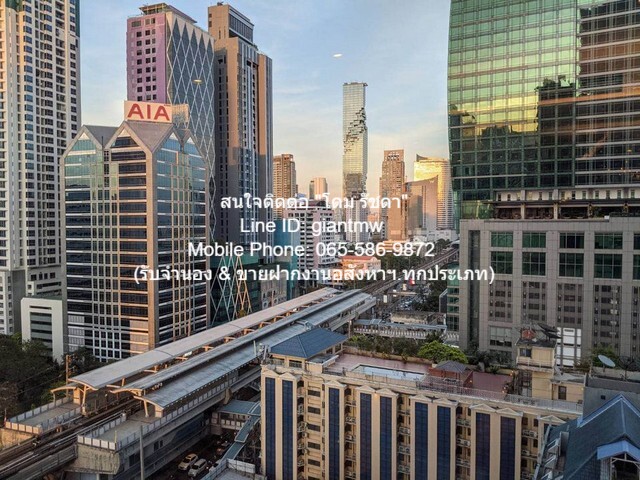 condominium The Bangkok Sathorn 60Square Meter 1 BEDROOM 45000 บาท ไม่ไกลจาก รถไฟฟ้า BTS สุรศักดิ์ โอกาสเดียว ให้เช่าคอน