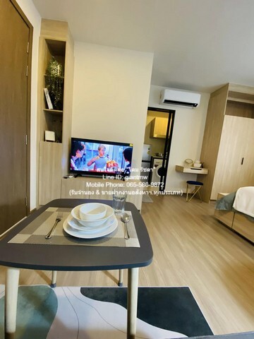 Condo เดอะ มูฟ เกษตร The MUVE Kaset ใหญ่ขนาด 25 ตารางเมตร 1ห้องนอน ใกล้ ม.เกษตรฯ ราคางาม เป็นคอนโดพร้อมอยู่ที่มีการตกแต่
