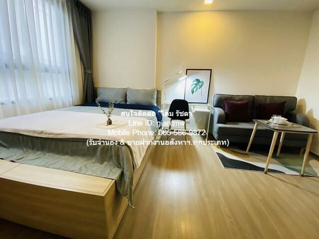 Condo เดอะ มูฟ เกษตร The MUVE Kaset ใหญ่ขนาด 25 ตารางเมตร 1ห้องนอน ใกล้ ม.เกษตรฯ ราคางาม เป็นคอนโดพร้อมอยู่ที่มีการตกแต่