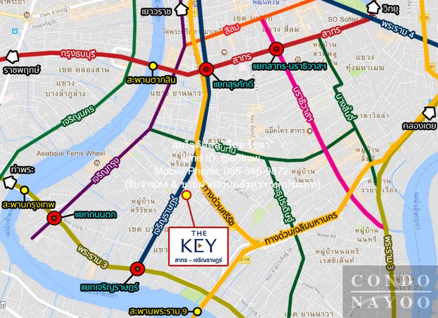 DSL-822 sale คอนโดมิเนียม The Key Sathorn – Charoenraj 34SQUARE METER 1 ห้องนอน 1 BR 3800000 – น่าอยู่