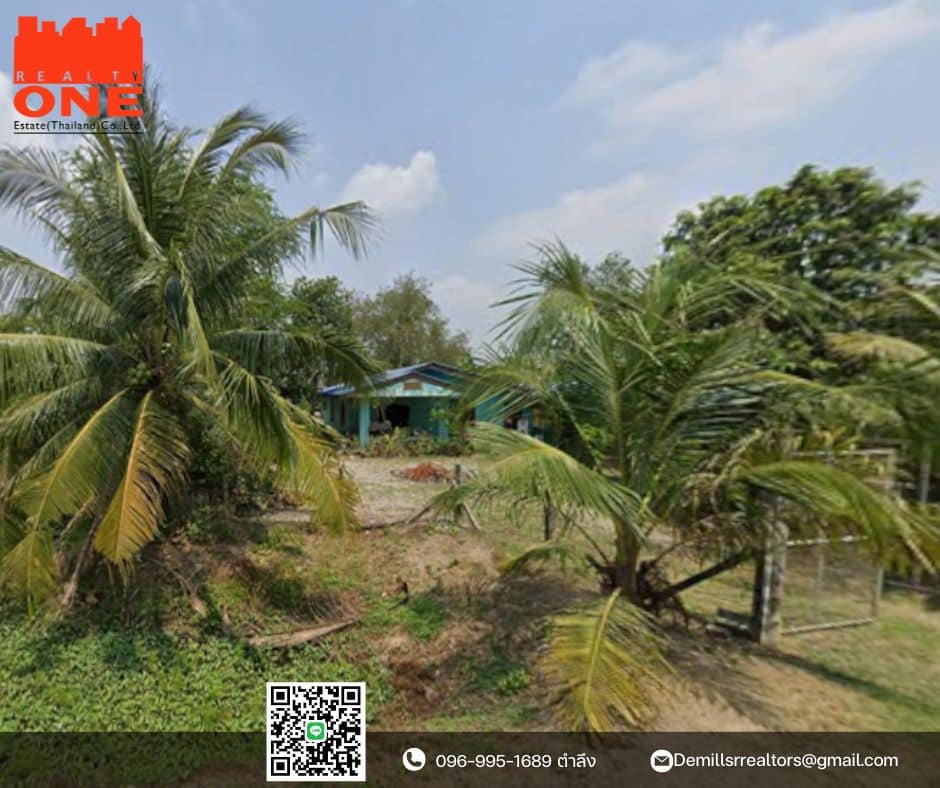 ขายที่ดินพร้อมบ้านเดี่ยวหลังมุม 1 ไร่ 10.8 ตร.วา ต.เสม็ดใต้ อ.บางคล้า จ.ฉะเชิงเทรา