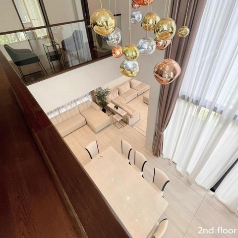 ให้เช่าบ้านเดี่ยว 3 ชั้น ม.Bugaan กรุงเทพกรีฑา ตกแต่งพร้อมเฟอร์นิเจอร์