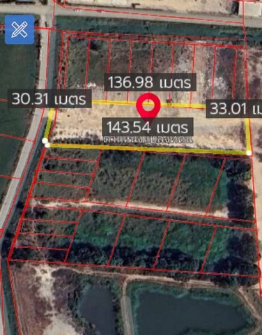 ขายที่ดินอมตะนครเฟส10 พานทองอมตะนครชลบุรี บนเนื้อที่ 2-3-49ไร่ ผังม่วงลาย