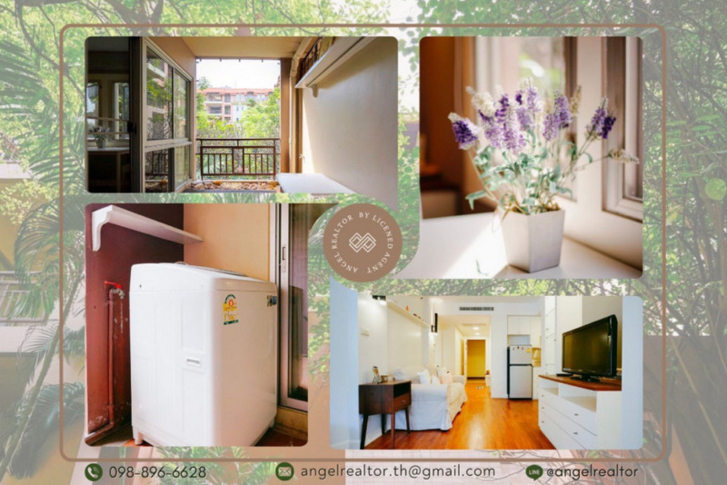 บ้านสวนสุโขทัย ใกล้ MRT สิรินธร ห้องใหญ่พิเศษ 72.38 ตารางเมตร 2 ห้องนอน ตกแต่งครบ