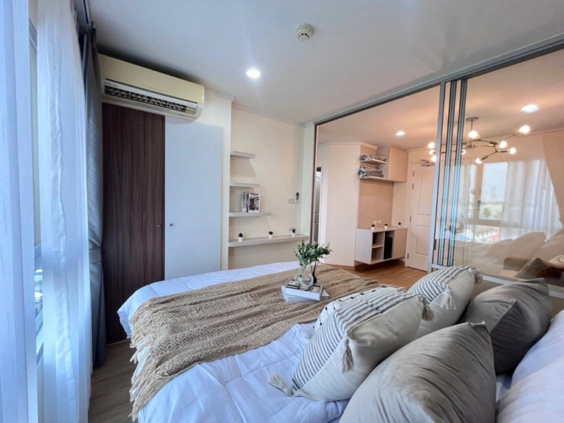 ห้องรีโนเวทแต่งใหม่ รูปภาพถ่ายจากห้องจริง คอนโด ลุมพินี วิลล์ พัฒนาการ-เพชรบุรีตัดใหม่
