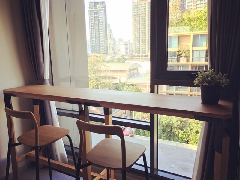 Condo Rhythm Sukhumvit 36-38 สตูดิโอ ชั้น 6 ชั้นเดียวกับสระว่ายน้ำ ตกแต่งครบ