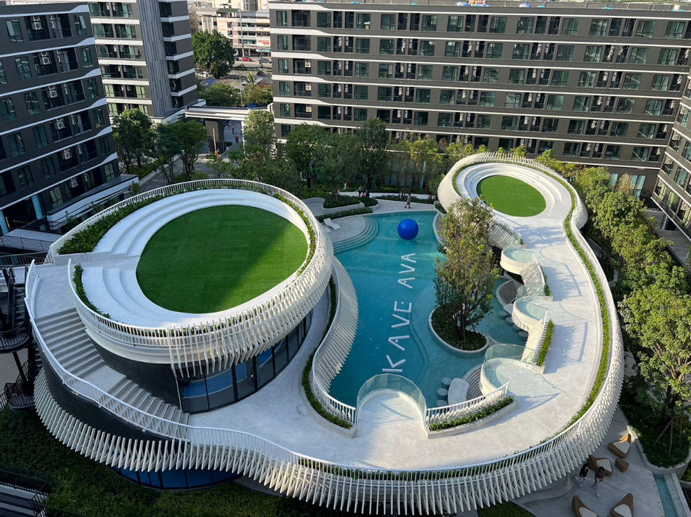 Condo Kave Ava ตรงข้ามมหาลัยธรรมศาสตร์ 22.5 ตารางเมตร สตูดิโอ ชั้น5 ตกแต่งครบ