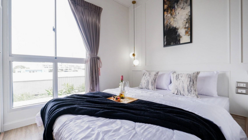 ขายห้องรีโนเวทแต่งใหม่ ห้องพร้อมอยู่ รูปถ่ายจากห้องจริง คอนโด เอ สเปซ มี รัตนาธิเบศร์