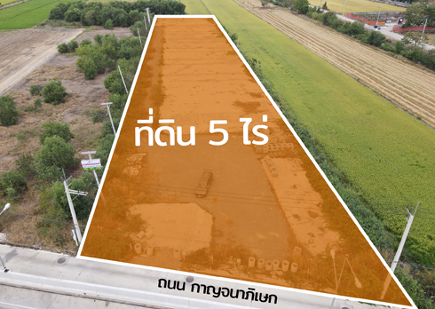 ที่ดิน ถนนกาญจนาภิเษก คลองพระอุดม ลาดหลุมแก้ว ปทุมธานี
