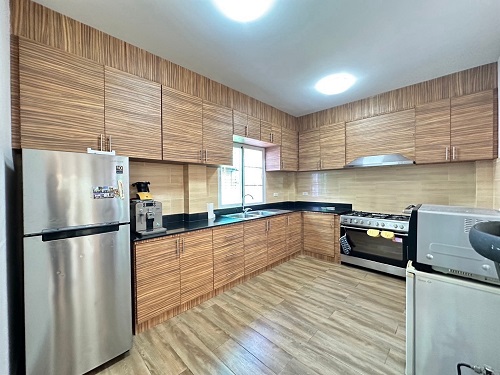2-storey detached house for sale/rent with swimming pool, The Springs Ban Chang project, fully furnished and facilities near Buraphapat Road, Ban Chang, Rayong.