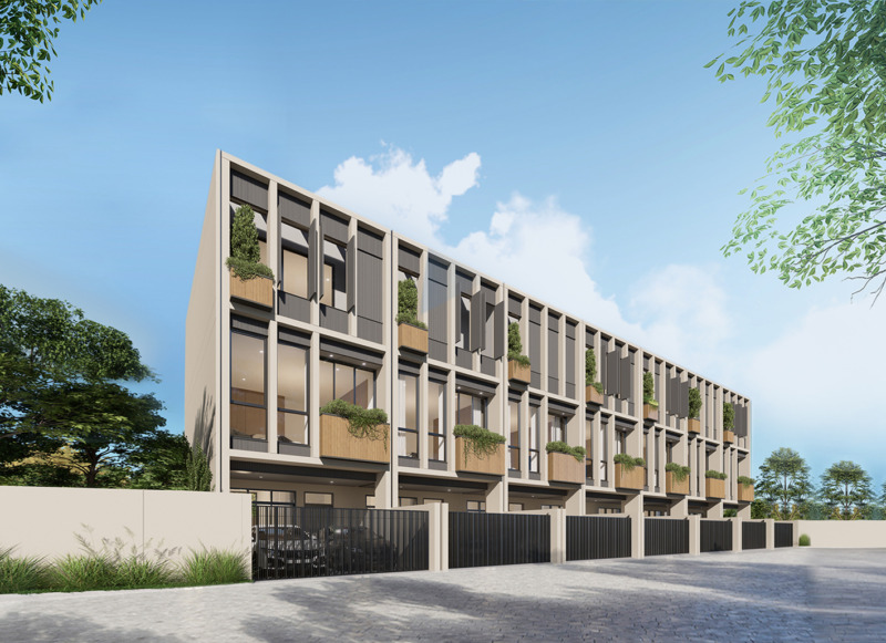 โครงการบ้านทาวน์โฮม ASCEND รัชดา ใกล้ MRT ลาดพร้าว สร้างใหม่ ใจกลางเมือง