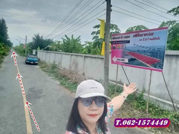 ที่ดินบ้านสวน ใกล้ชุมชน ใกล้ตลาดติดลาดยาง คลอง12 หนองเสือ-T.062-1574449