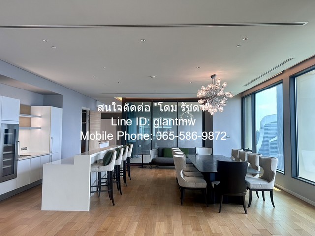 condo Sindhorn Residence 110000000 thb 3 BEDROOM พื้นที่เท่ากับ 347 ตารางเมตร ใกล้ รถไฟฟ้า BTS ชิดลม บรรยากาศ ดี