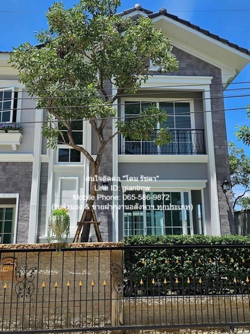 รหัส DSL-357 RENT ให้เช่า บ้าน ให้เช่าบ้านหรูสไตล์อังกฤษ ม.เพรสทีจ ฟิจเจอร์-รังสิต ไม่ไกลจาก Home Pro รังสิต 4.3 กม. 450