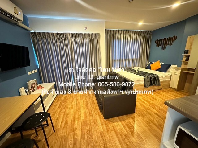 Condo. ลุมพินี วิลล์ ราษฎร์บูรณะ – ริเวอร์วิว 1300000 BAHT. 1 นอน 1 Bathroom 23SQ.METER สวยที่สุดในย่าน