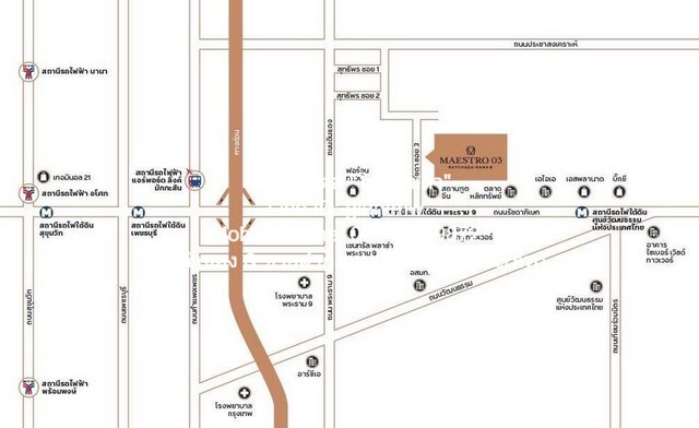 คอนโด Maestro 03 Ratchada – Rama 9 มาเอสโตร 03 รัชดา – พระราม 9 1 Bedroom 1 BATHROOM ขนาด 29 ตรม 3750000 BAHT บรรยากาศดี