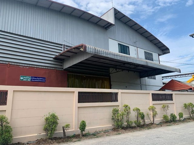 เทคโนโลยีธนบุรี 4.5 กม. กระทุ่มแบน สมุทรสาคร ขาย-ให้เช่าโกดั 920 ตร.ม.115 ตร.วา. ตลาดคุณนาย 3.2 กม. ถ.เลียบคลองเเคราย พร