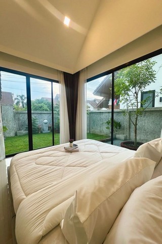 บ้านเดี่ยวชั้นเดียว สไตล์โมเดิร์นรีสอร์ท (Re-sale) หมู่บ้านเดอะเมเปิ้ล พัทยา บางละมุง ชลบุรี