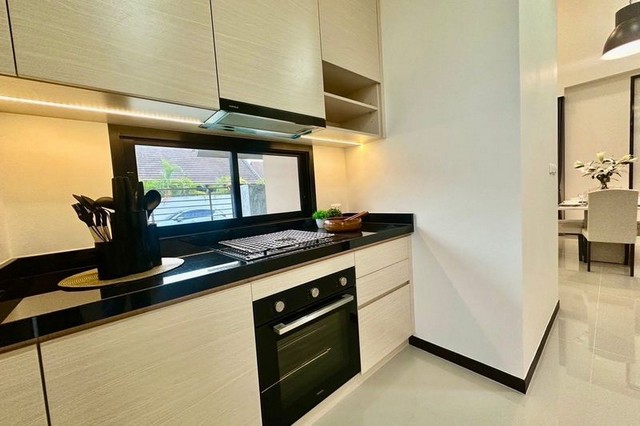 บ้านเดี่ยวชั้นเดียว สไตล์โมเดิร์นรีสอร์ท (Re-sale) หมู่บ้านเดอะเมเปิ้ล พัทยา บางละมุง ชลบุรี