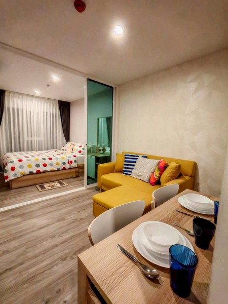 ให้เช่าคอนโด Regent Home Bangna พื้นที่ 28 ตรม 1นอน 1น้ำ ชั้น10 ตึกA วิวนอกระเบียง ทิศตะวันออก พร้อมเฟอร์และเครื่องไฟฟ้า