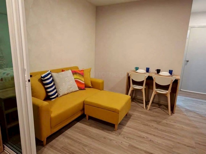 ให้เช่าคอนโด Regent Home Bangna พื้นที่ 28 ตรม 1นอน 1น้ำ ชั้น10 ตึกA วิวนอกระเบียง ทิศตะวันออก พร้อมเฟอร์และเครื่องไฟฟ้า