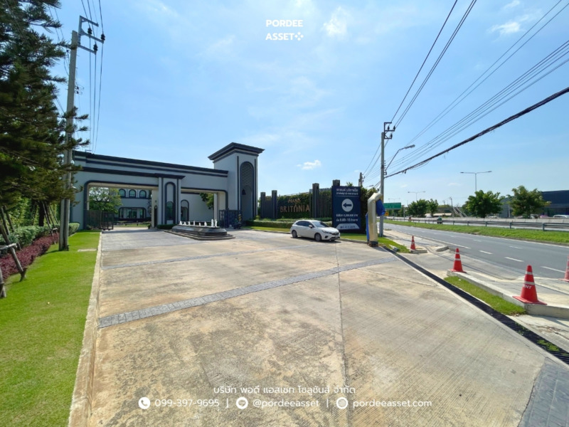 แกรนด์บริทาเนีย ราชพฤกษ์-พระราม5 (หลังริม 61 ตร.ว. 4 ห้องนอน) ติดถนนนครอินทร์ บางกรวย ใกล้วงเวียนพระราม5 Central Westville : Grand Britania Ratchaphruek Rama 5