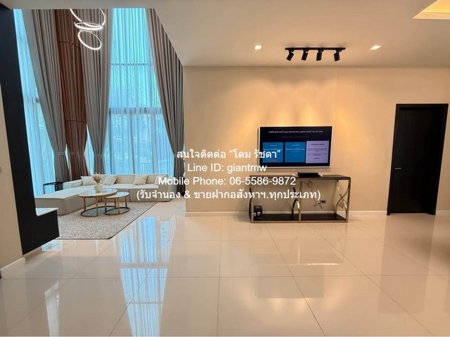 บ้าน ให้เช่าบ้านเดี่ยว 3 ชั้น Modern Style ถ.รัชดาภิเษก (MRT วงศ์สว่าง) 72 ตร.ว. 5 น 6 น้ำ 3 จอดรถ ราคา 160,000 บาท/เดือ