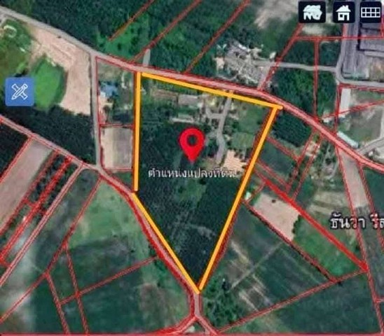 ขายที่ดินพร้อมสิ่งปลูกสร้างชลบุรี ที่ดินผังสีส้ม บนเนื้อที่ 52-1-96 ไร่ โฉนดครุฑแดง
