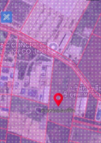 ขายที่ดินผังม่วงแปลงยาวฉะเชิงเทราฟรีโอน ใกล้นิคมเกตเวย์ซิตี้ บนเนื้อ 25 ไร่ ผังม่วงลาย อยู่โซนโรงงาน
