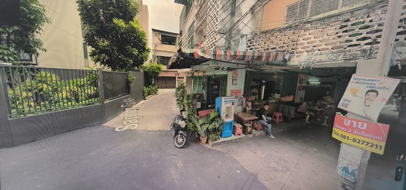 ขายตึกแถว3ชั้นทำเลใจกลางเมือง ซอยจินดาถวิล ถนนสี่พระยา เขตบางรัก