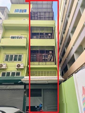 ให้เช่าตึกแถว 5.5 ชั้น ห้องมุม ย่านสะพานควาย เขตพญาไท อารีย์ ใกล้ BTS สะพานควาย