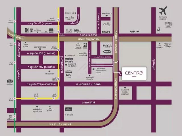 ให้เช่าบ้านเดี่ยว 2 ชั้น CENTRO Bangna เฟส 2 สไตล์ English Modern Cottage ใกล้เมกะบางนา