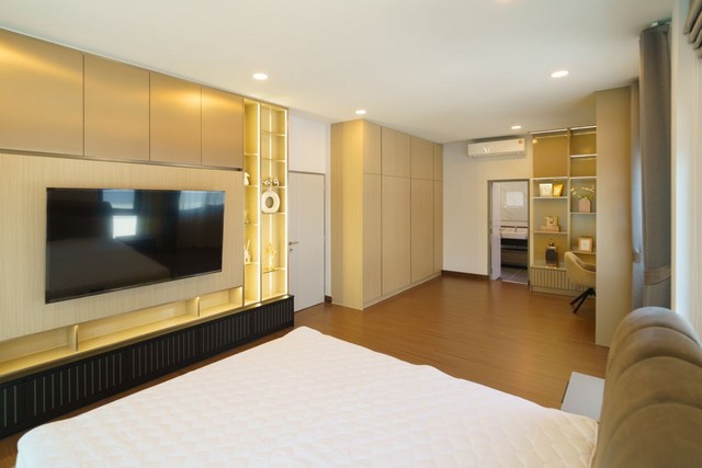 รหัสC6698 ให้เช่าบ้านเดี่ยวโครงการ The City Bangna (โครงการใหม่) ตกแต่งครบพร้อมอยู่ full furnished