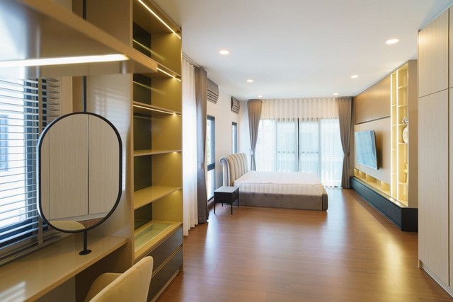 รหัสC6698 ให้เช่าบ้านเดี่ยวโครงการ The City Bangna (โครงการใหม่) ตกแต่งครบพร้อมอยู่ full furnished
