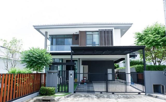 ให้เช่าบ้านเดี่ยว 2 หลังคู่ 118 ตรว. หลังบ้านต่อกัน หมู่บ้านมัณฑนา รามอินทรา-วงแหวน ใกล้แฟชั่นไอแลนด์