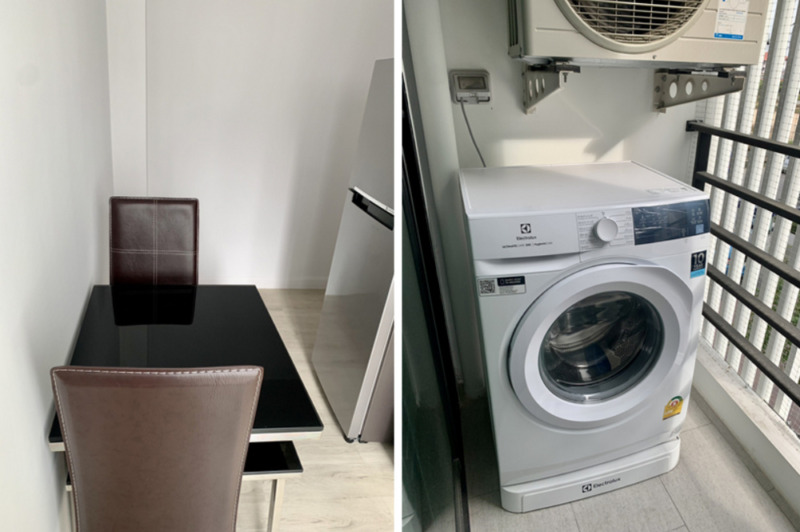 V Condo Salaya ห้องใหม่ขนาดใหญ่ 1 ห้องนอน 1 ห้องนั่งเล่น อาคาร V8 เฟอร์-ไฟฟ้าครบ