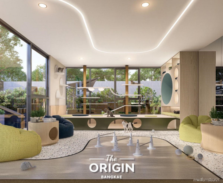 Condo The Origin Bangkae ใกล้ MRT บางแค 24.30 ตารางเมตร 1นอน ชั้น5 ทิศใต้ ตึกC