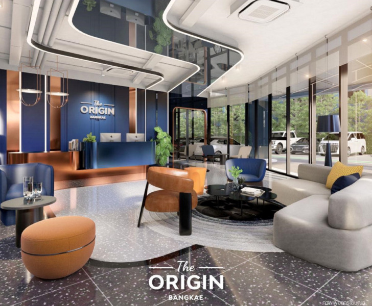 Condo The Origin Bangkae ใกล้ MRT บางแค 24.30 ตารางเมตร 1นอน ชั้น5 ทิศใต้ ตึกC